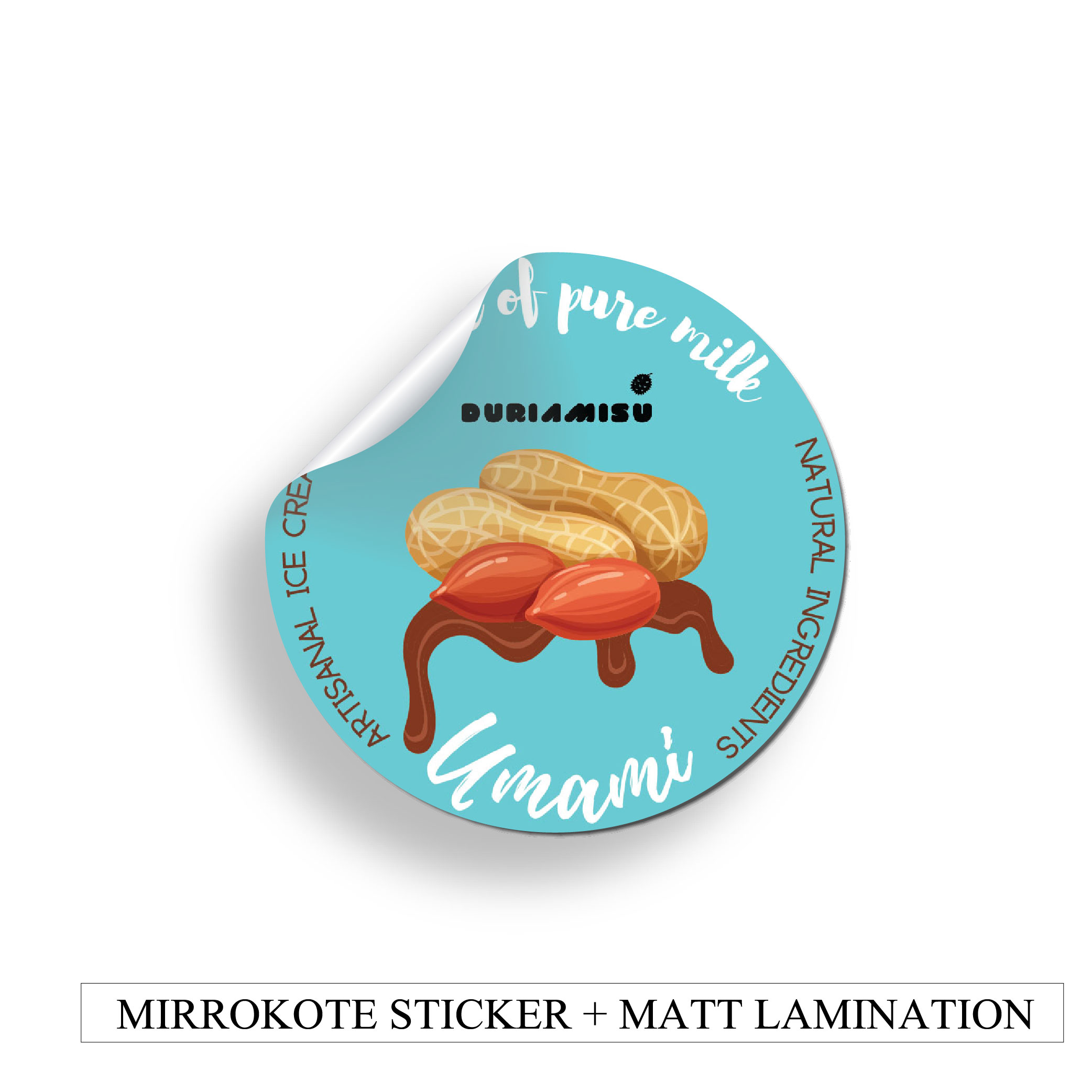 Mirokkote Sticker + Matt Lamination