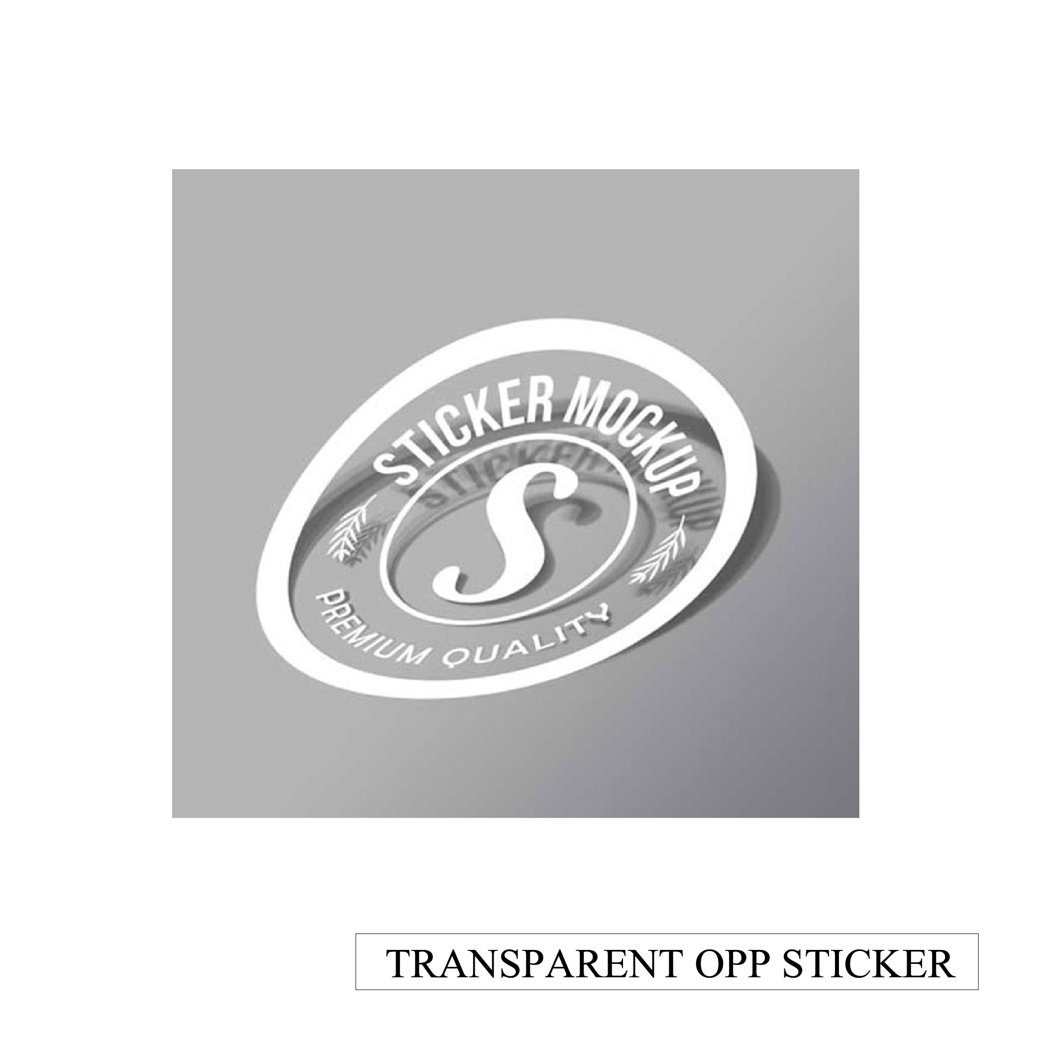 Transparent Opp Sticker
