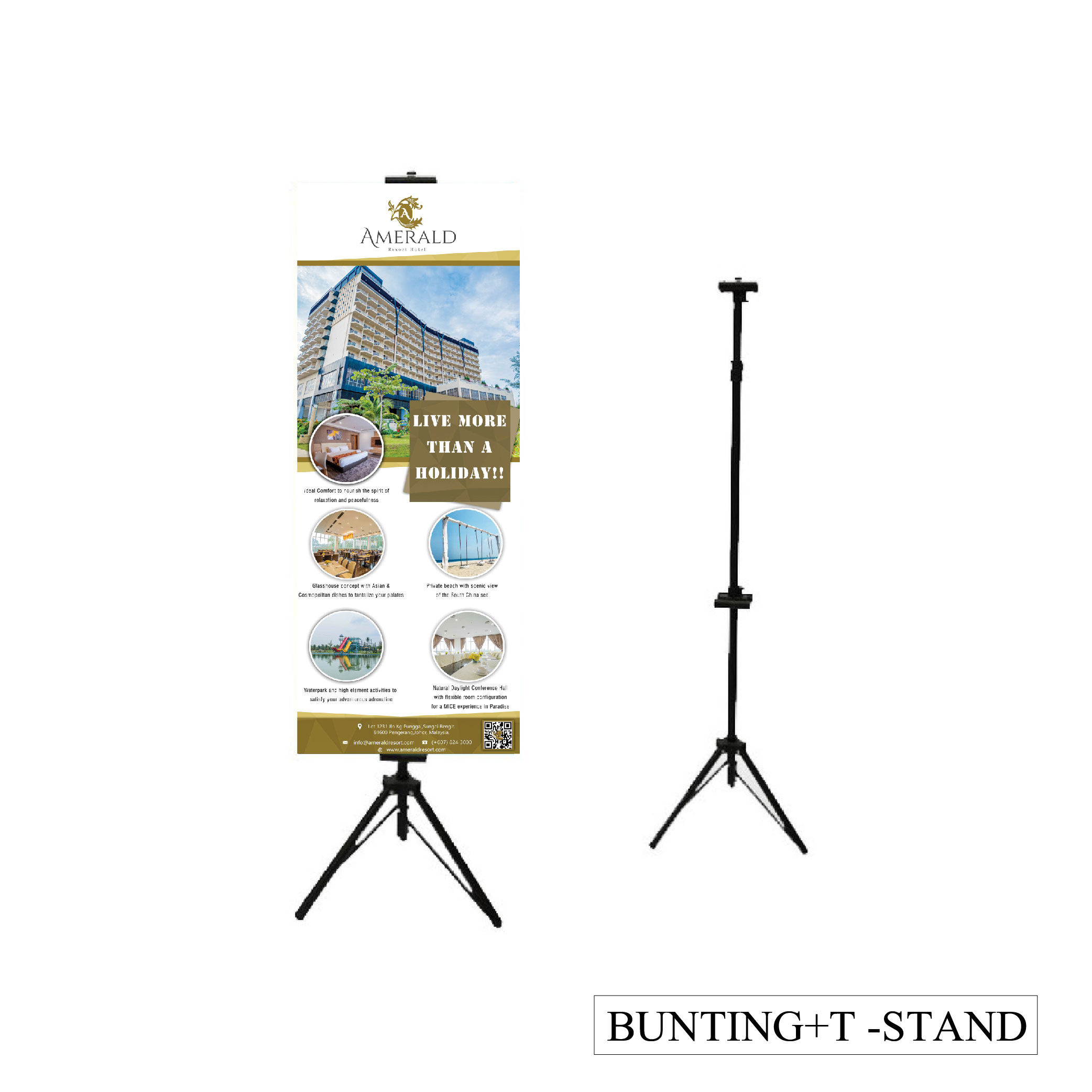 Bunting + t-stand
